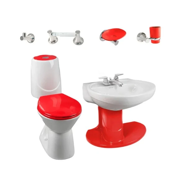 Combo Happy Semi/P Balta 4 Rod Hom Rojo | Rocket Design