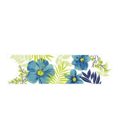 Listello Hawaiana Azul 8*25 Cm | Rocket Design