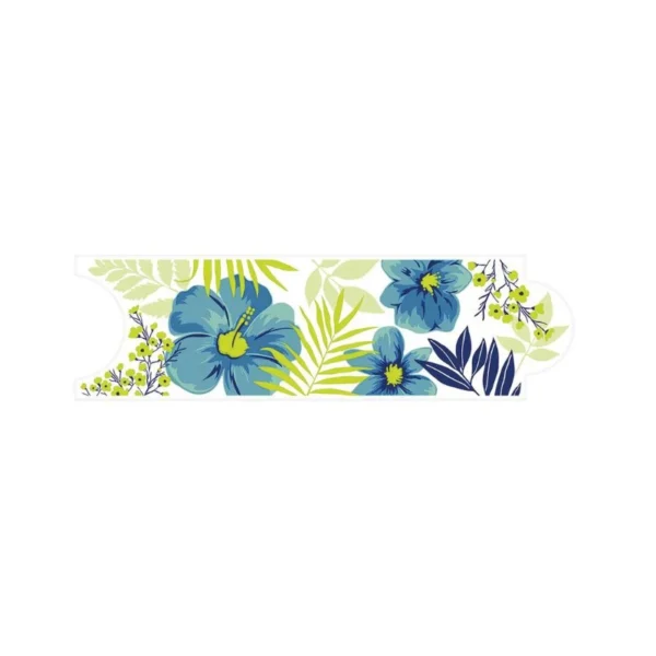 Listello Hawaiana Azul 8*25 Cm | Rocket Design
