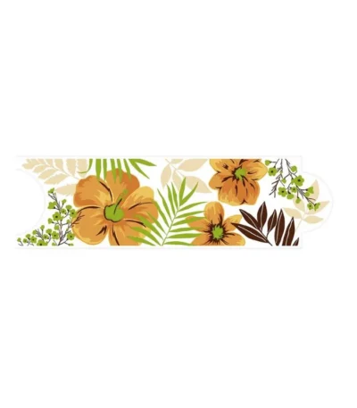Listello Hawaiana Verde 8*25 Cm | Rocket Design