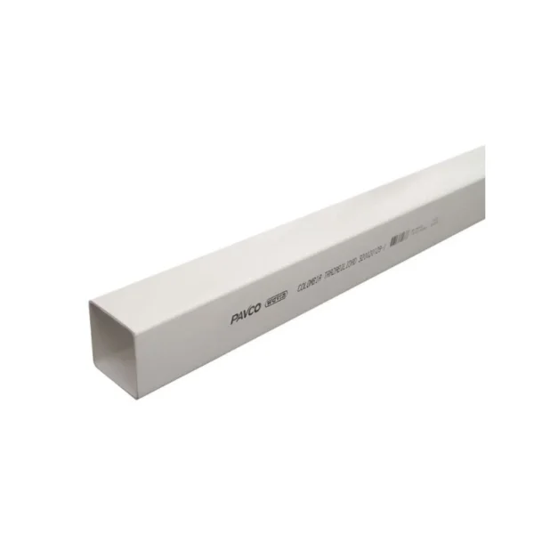 Bajante Extremo Liso 3X3 Blanco | Rocket Design