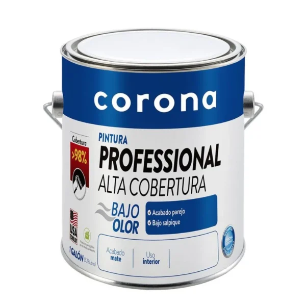 Pintura Pro Alta Cobertura Bco * 1Gal | Rocket Design