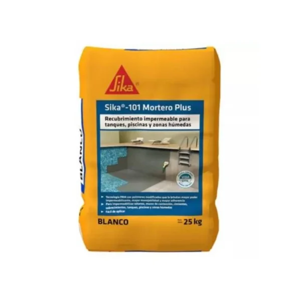 Sika 101 Mortero Plus Blanco X 25Kg | Rocket Design
