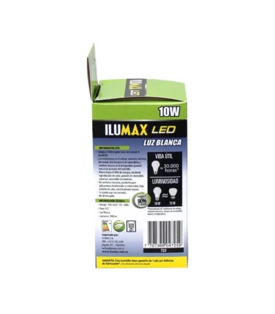 Bombillo Bulbo Led 10W 6500K E27 15000H | Rocket Design