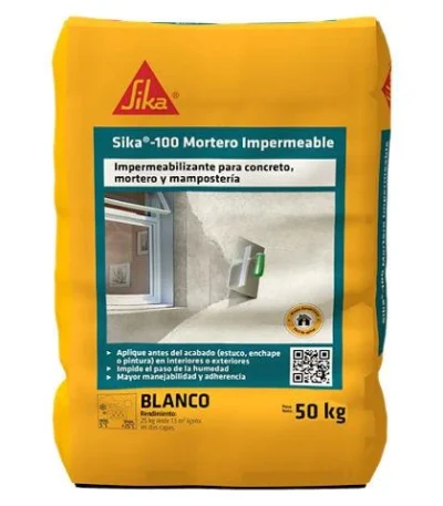 Sika 100 Mortero Impermeable Bco X 50Kg | Rocket Design