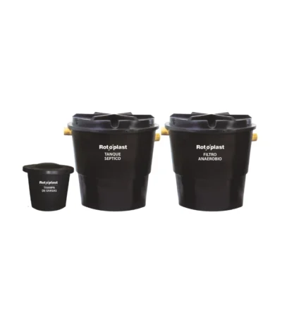 Sistema Séptico Cónico Negro 4000 C/T105 | Rocket Design