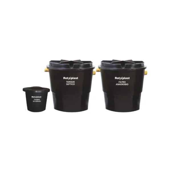 Sistema Séptico Cónico Negro 4000 C/T105 | Rocket Design