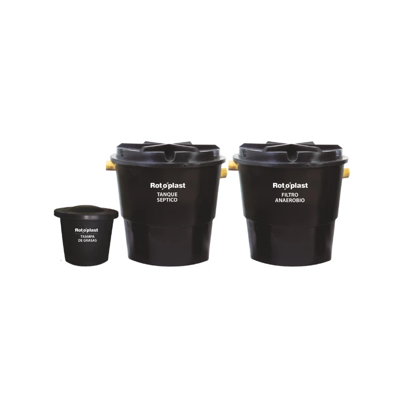 Sistema Séptico Cónico Negro 4000 C/T105 | Rocket Design