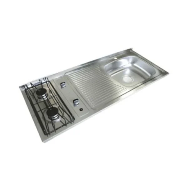 Mesón Ac Inox Esc Izq Monocontrol 120X50 C/Est | Rocket Design